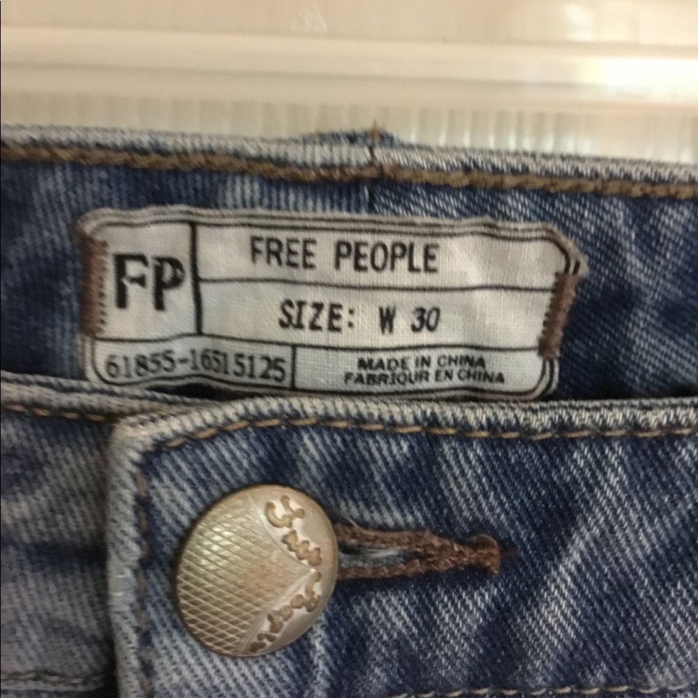Free people jean shorts